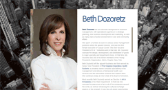 Desktop Screenshot of bethdozoretz.com
